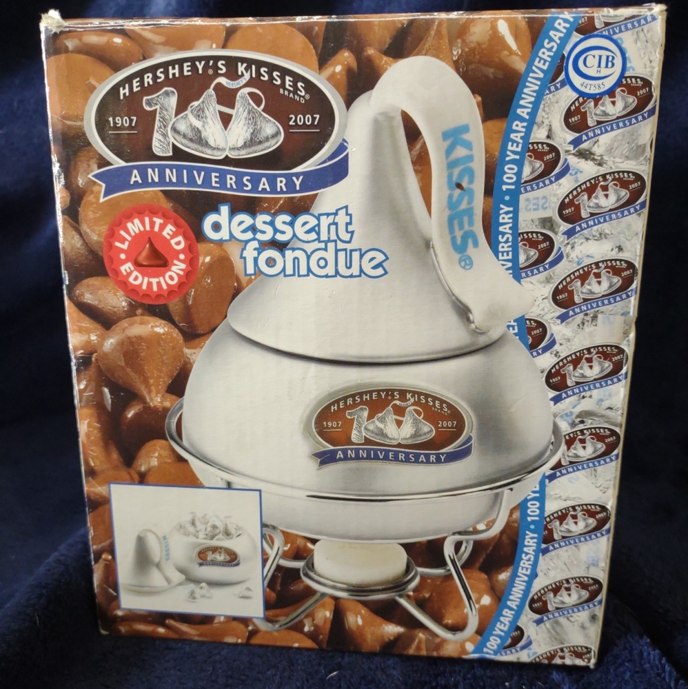 Hershey's Kisses 100th Anniversary Dessert Fondue Set Limited Edition NEW